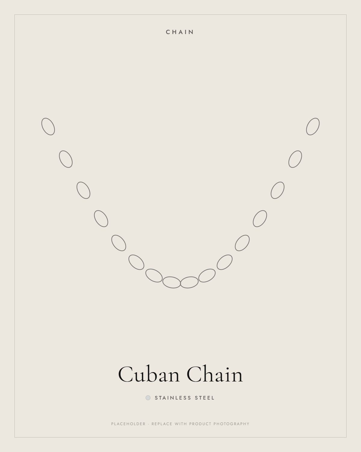 Stainless Steel — Cuban Chain