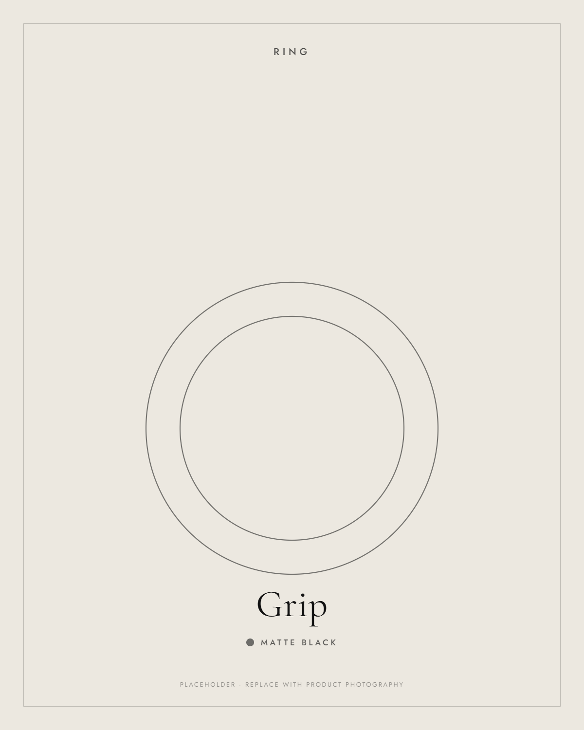 Matte Black — Grip