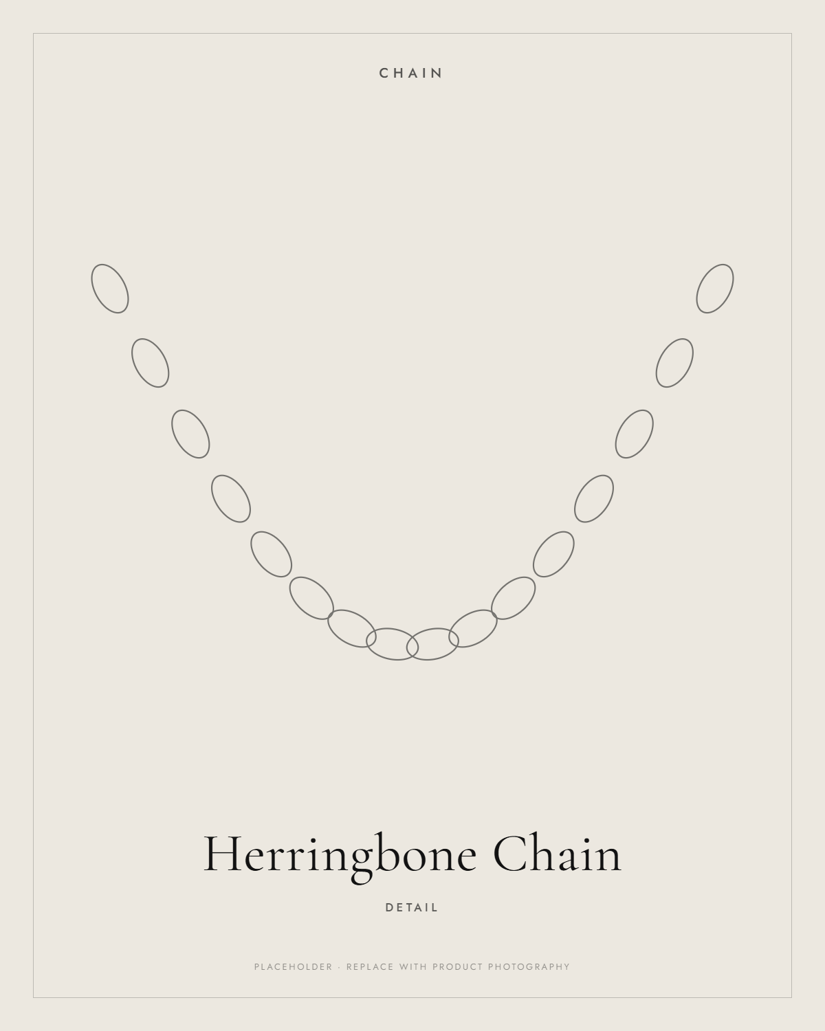 Herringbone Chain — detail