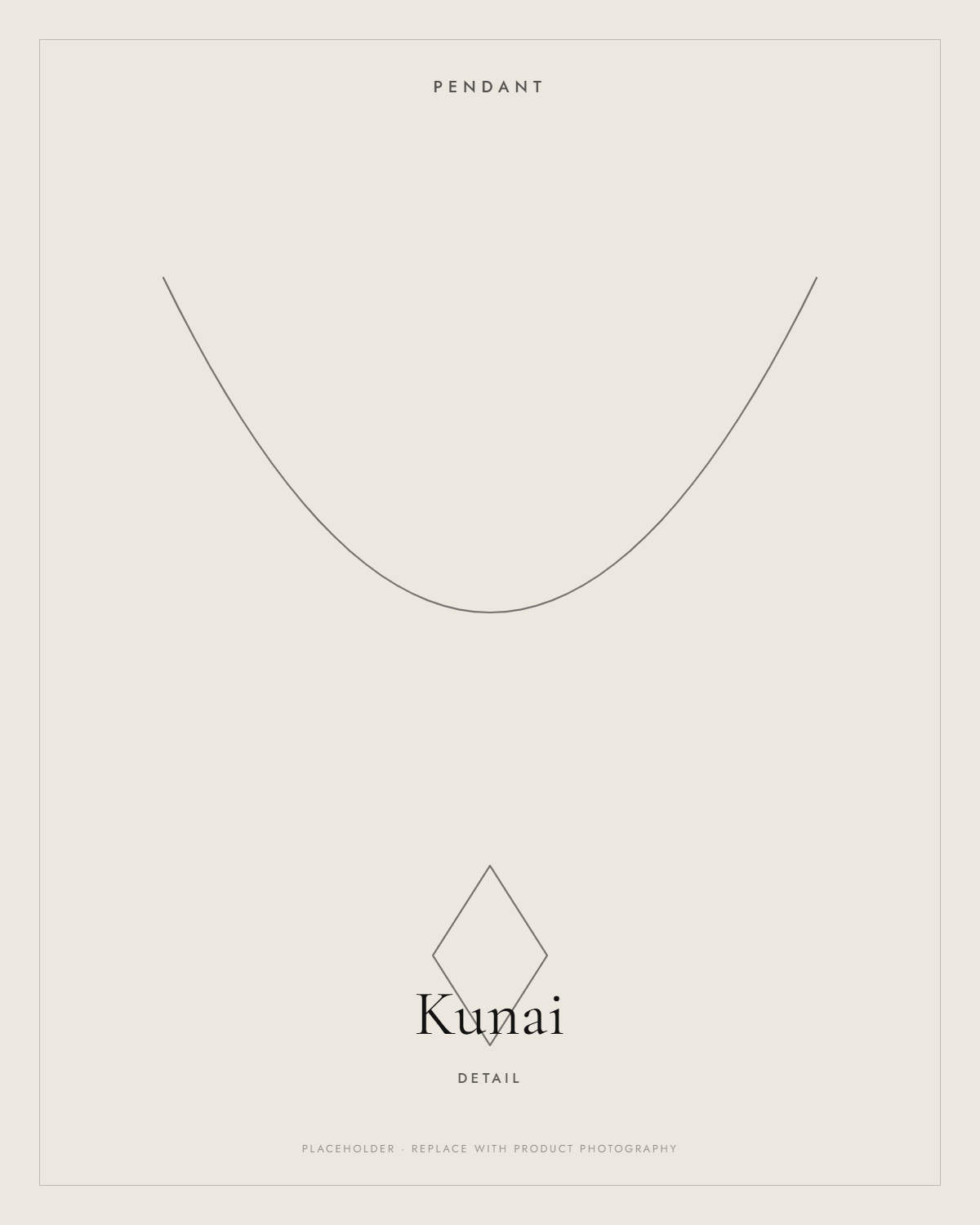 Kunai — detail