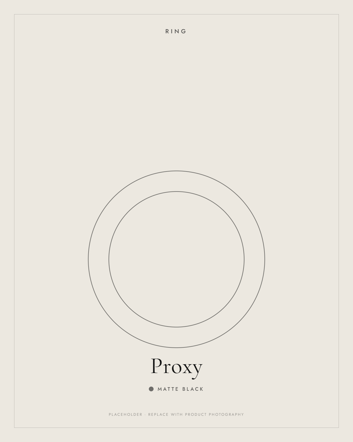 Matte Black — Proxy