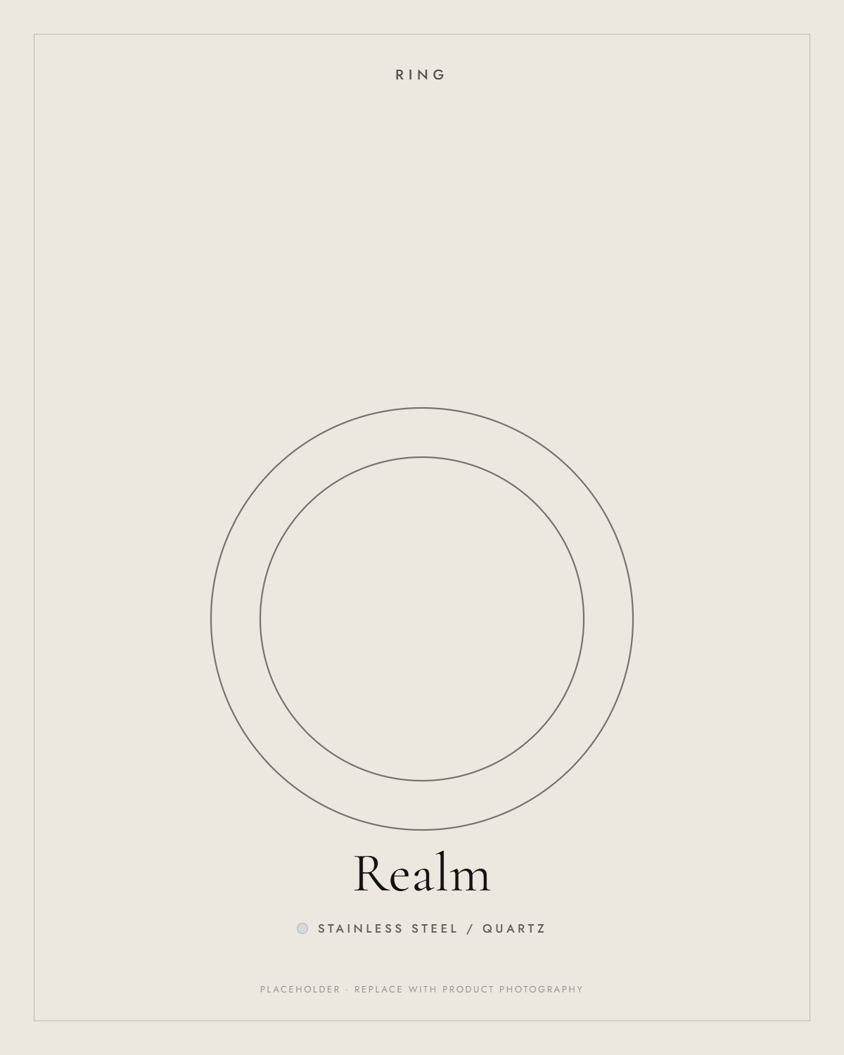 Stainless Steel / Quartz — Realm