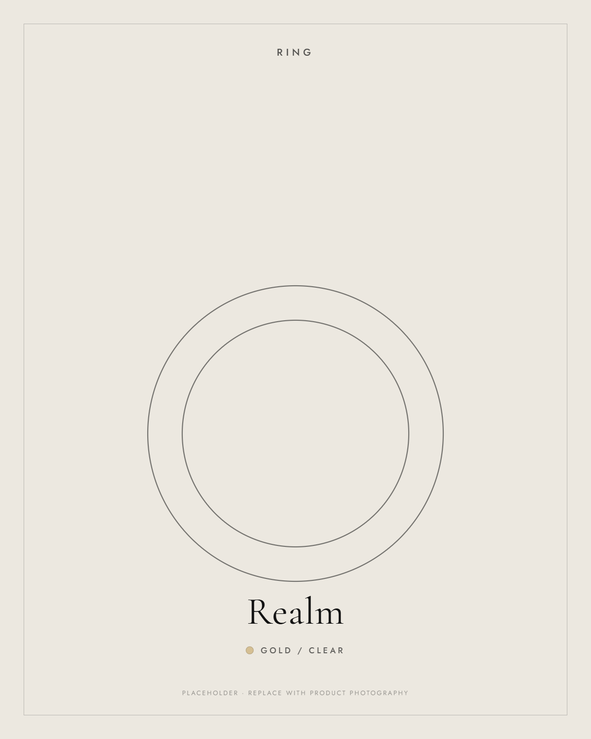 Gold / Clear — Realm