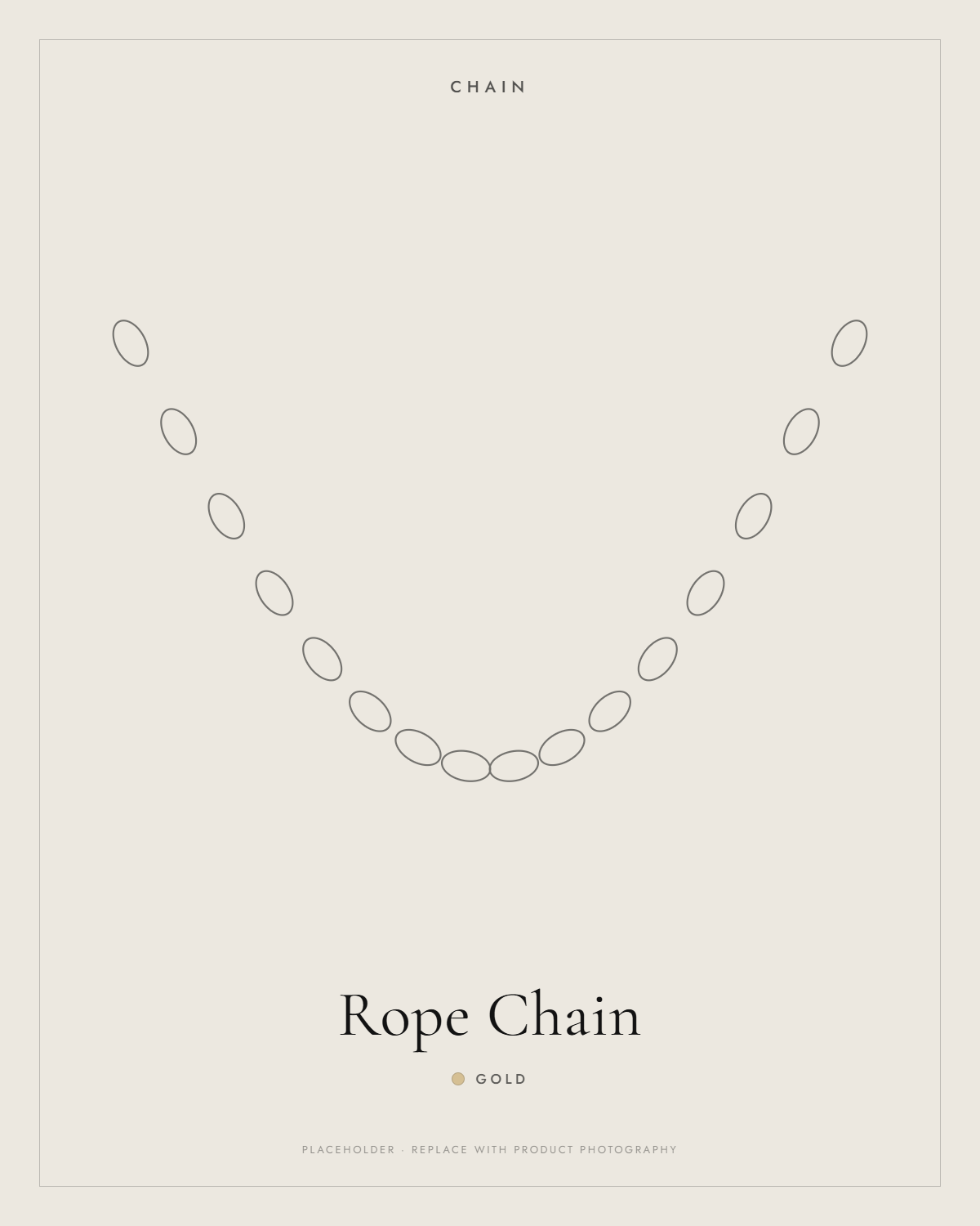 Gold — Rope Chain