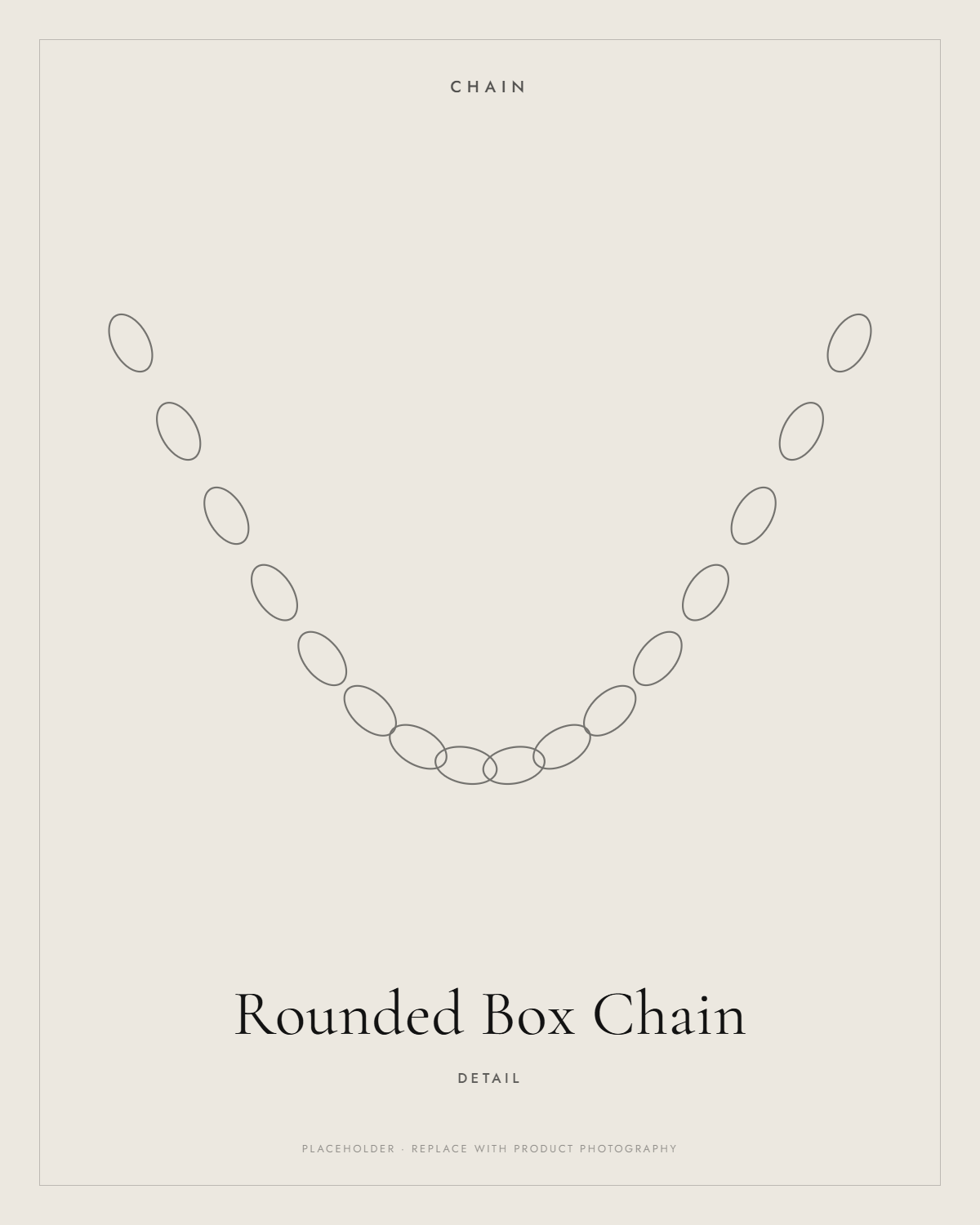 Rounded Box Chain — detail