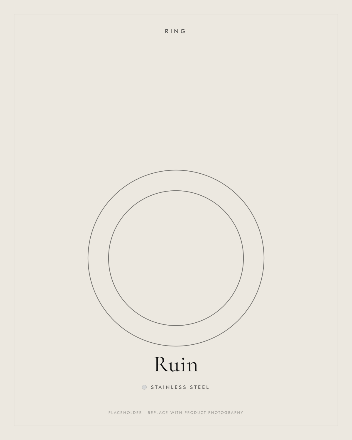 Stainless Steel — Ruin