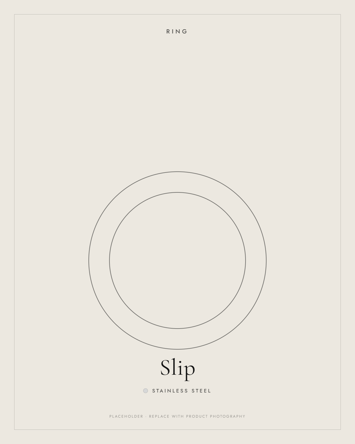 Stainless Steel — Slip