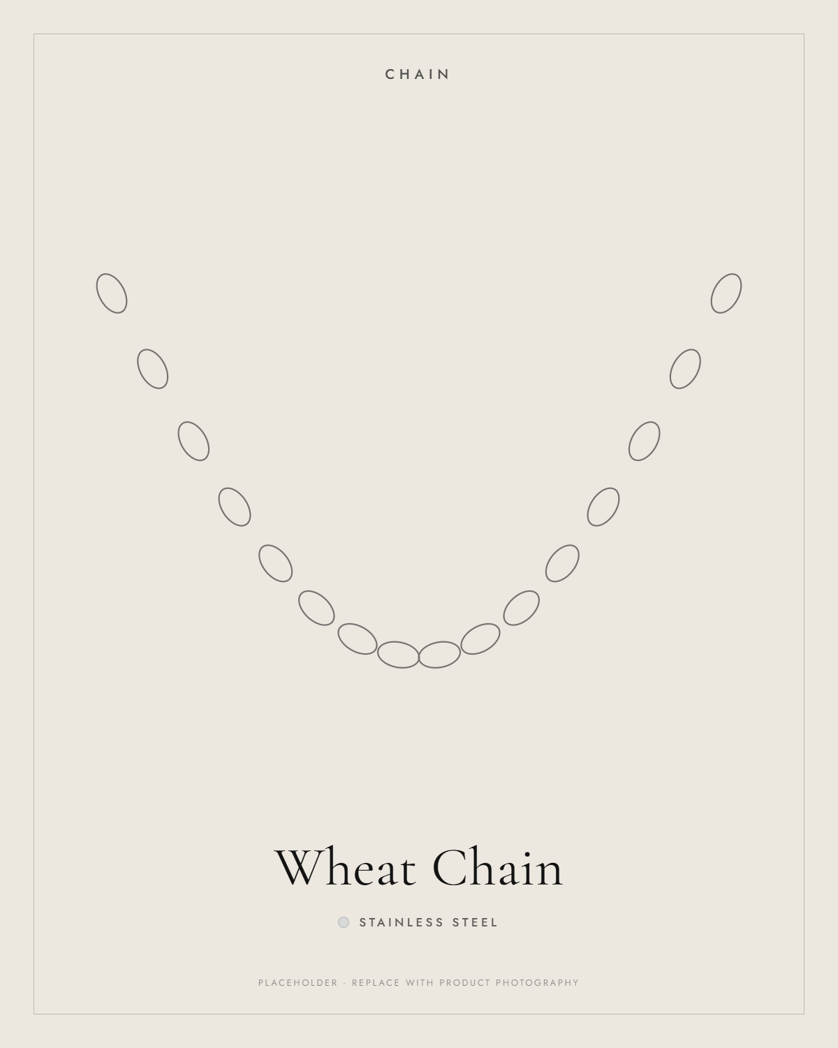 Stainless Steel — Wheat Chain